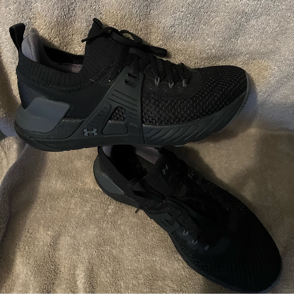 Ladies Size 9.5 “The Rock” Hovr Blood Sweat Respect Shoes